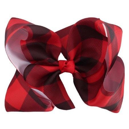 5" Buffalo Plaid Bow