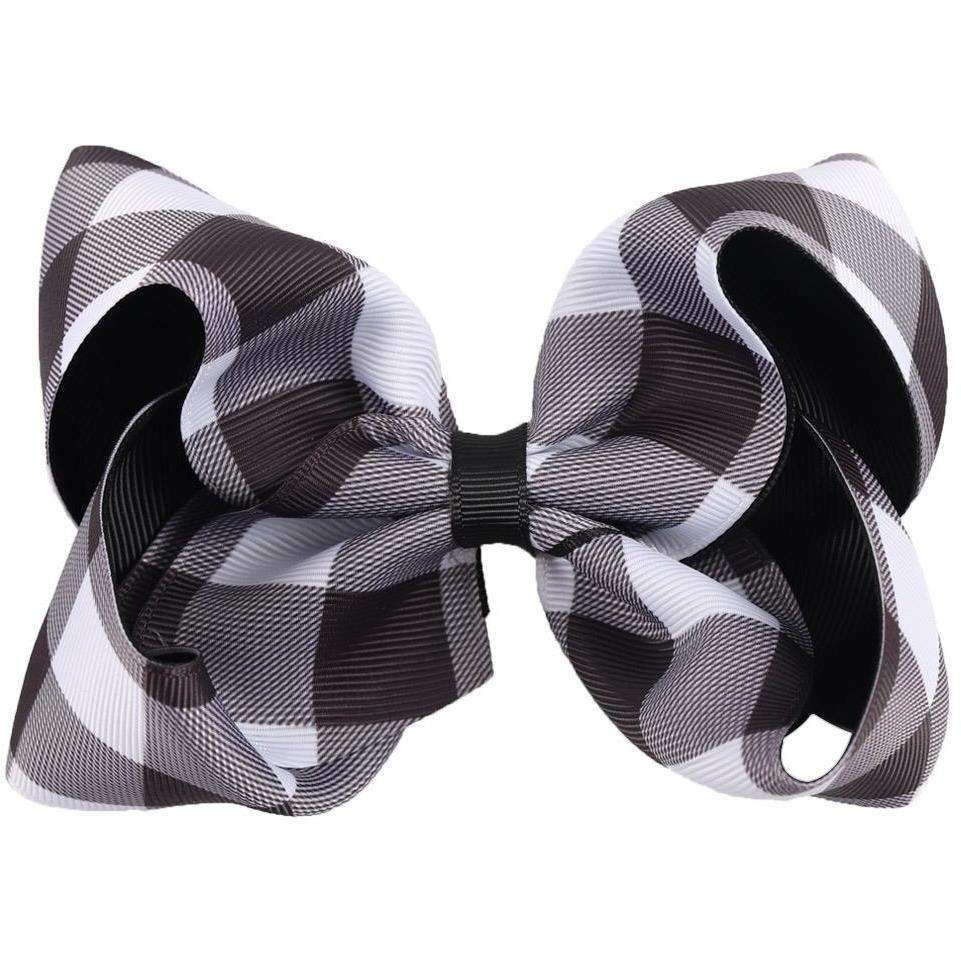 5" Buffalo Plaid Bow